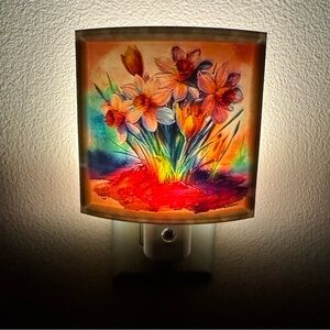 Floral Art Night Light